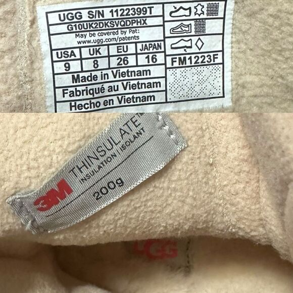 UGG Winter Snow Taney Toddler 3M Insulated Waterproof Shearling Boot Size 9 - Picture 12 of 16